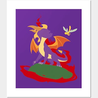 Spyro minimal Posters and Art